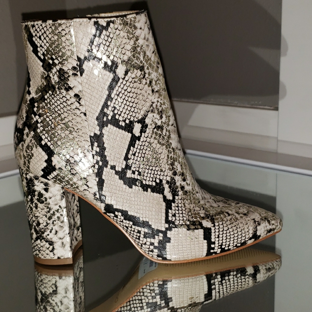 Snake Ankle Booties